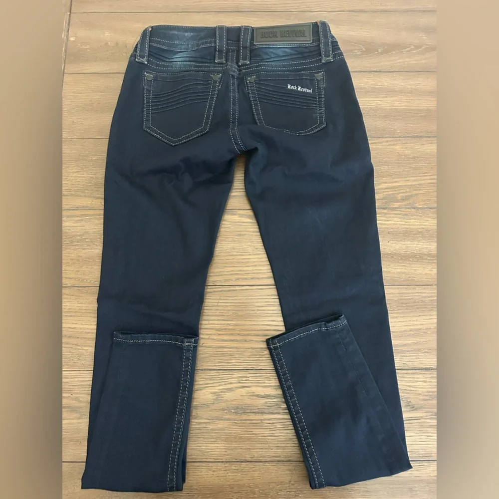 Rock‎ Revival Dark Blue Janeil Skinny Jeans Size 26 Great Condition